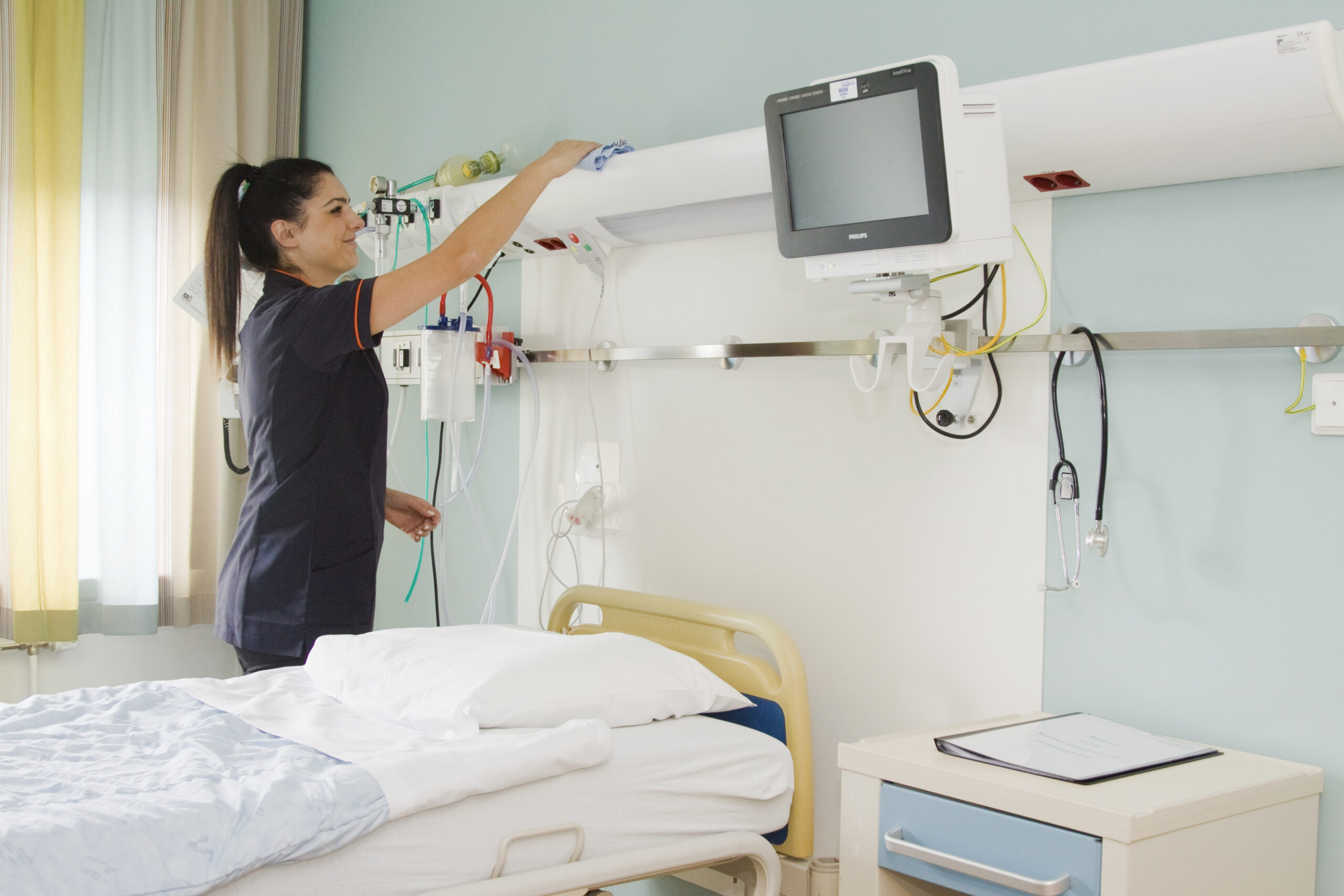 succes schoonmaak ziekenhuis